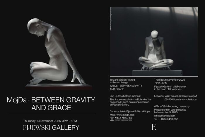 MojDa • BETWEEN GRAVITY AND GRACE banner pozvánky